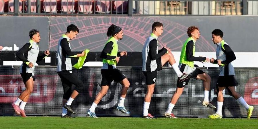 مران الزمالك| انتظام سيف الجزيري.. وتخفيف الحمل البدني قبل لقاء المصري