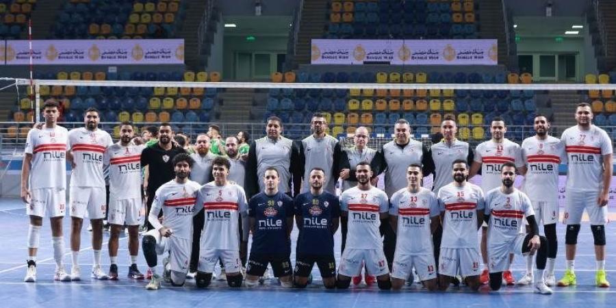 الزمالك يفوز على الاتحاد السكندري في كأس السوبر المصري للكرة الطائرة رجال