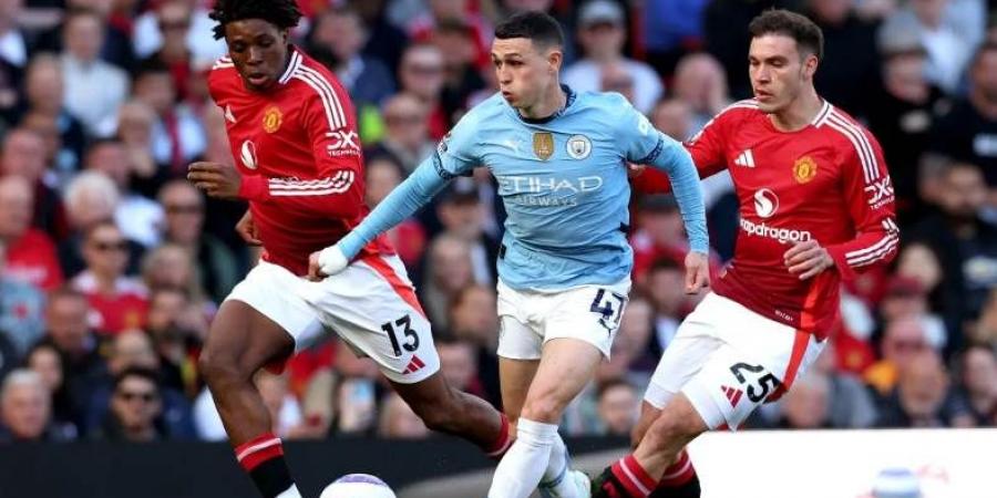 موعد مباراة مانشستر يونايتد ومانشستر سيتي في الدوري الإنجليزي