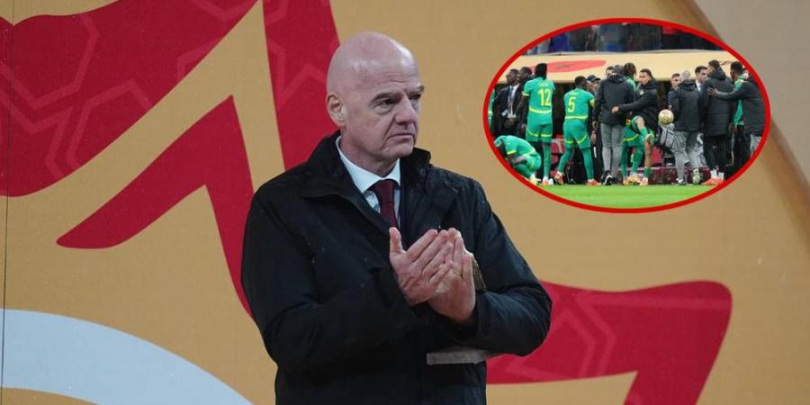 إنفانتينو: "ندين بشدة سلوك بعض اللاعبين وأفراد الطاقم التقني السنغالي فمن غير المقبول مغادرة الملعب بتلك الطريقة"