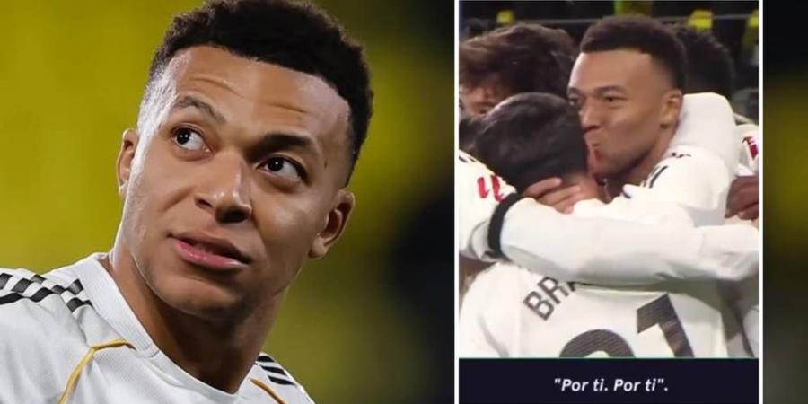 كاميرات قناة "موفيستار" تلتقط رسالة مبابي لدياز بعد تسجيله هدفا على طريقة "بانينكا": "من أجلك"