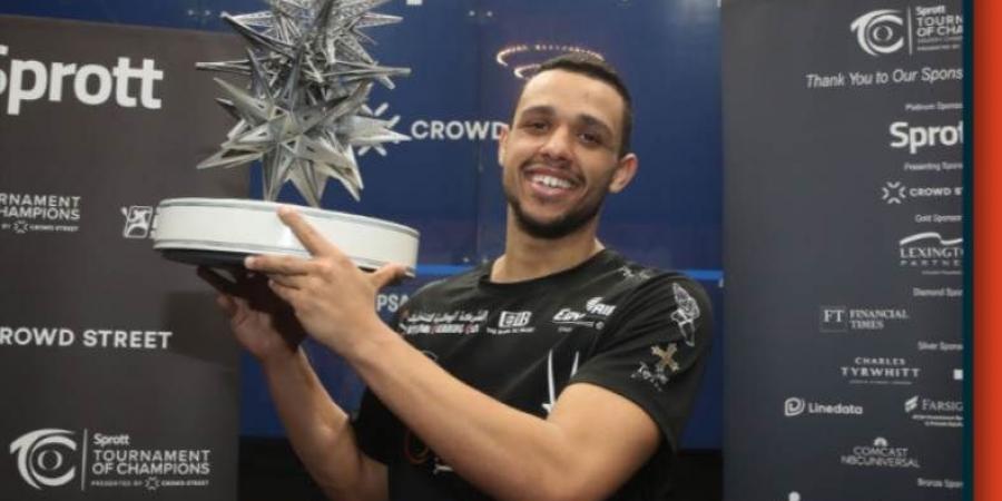 اختيار مصطفى عسل كأفضل لاعب في شهر يناير من رابطة محترفي الإسكواش