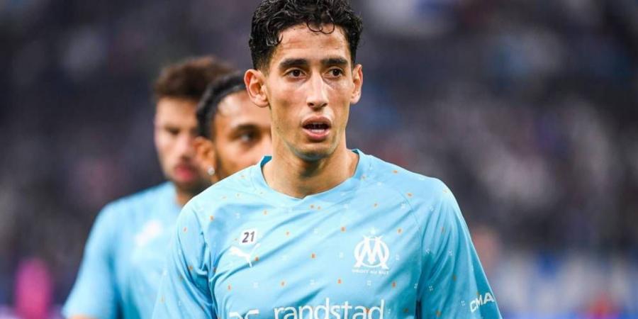 نايف أكرد يغيب عن أولمبيك مارسيليا ضد رين بسبب الإصابة