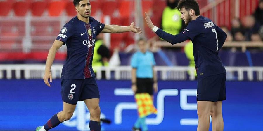 دوري الأبطال/ باريس سان جيرمان يقلب الطاولة على موناكو (2-3) في ذهاب الملحق وحكيمي يسجل هدفا