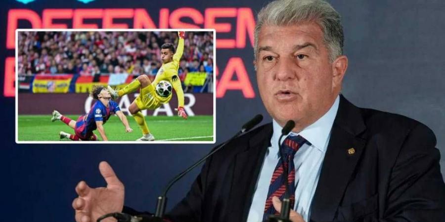 لابورتا: "التحكيم في مباراة الأمس كان عارا"