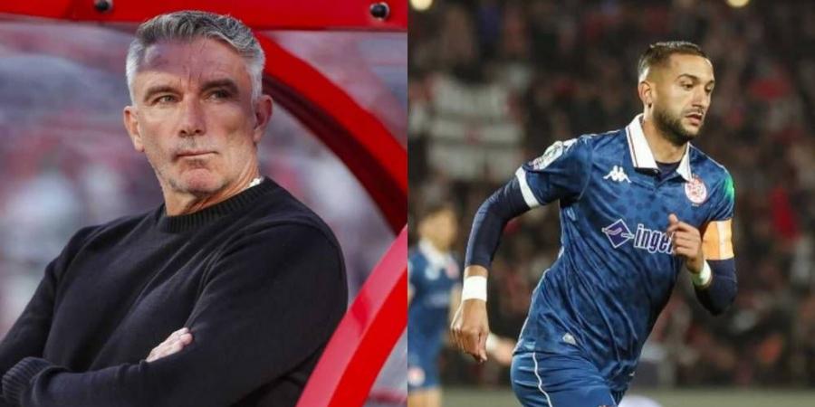 كارتيرون: "تعمدت إراحة زياش لتفادي أي مخاطرة رغم رغبته في المشاركة بأي ثمن"