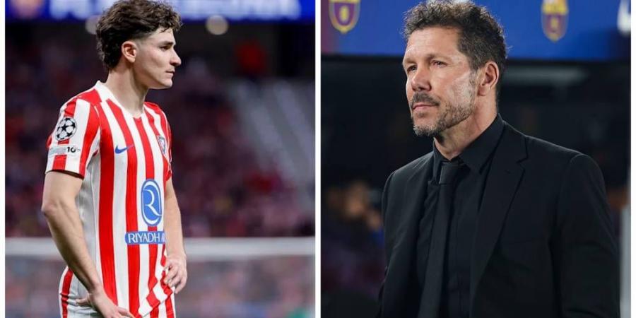 سيميوني: "من الطبيعي أن يرغب برشلونة في ضم جوليان ألفاريز"